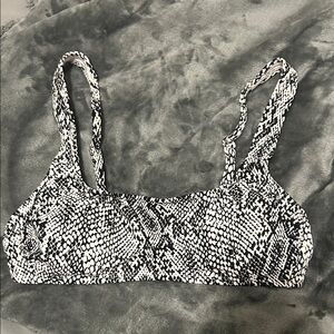 Xhilaration Snakeprint Bikini Top